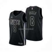 Maglia Brooklyn Nets Patty Mills NO 8 Statement 2022-23 Negro