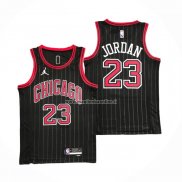 Maglia Chicago Bulls Michael Jordan NO 23 Statement 2020-21 Nero