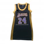 Maglia Donna Los Angeles Lakers Kobe Bryant NO 24 Nero2