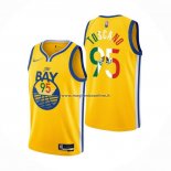 Maglia Golden State Warriors Juan Toscano-Anderson NO 95 2022 Statement Royal Special Mexico Edition Or