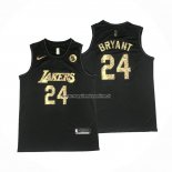 Maglia Los Angeles Lakers Kobe Bryant NO 24 Nero