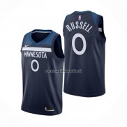 Maglia Minnesota Timberwolves D'angelo Russell NO 0 Icon Blu