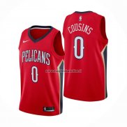 Maglia New Orleans Pelicans Demarcus Cousins NO 0 Statement Rosso