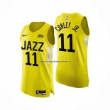 Maglia Utah Jazz Mike Conley JR. NO 11 Icon Autentico 2022-23 Giallo