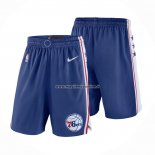 Pantaloncini Philadelphia 76ers 2017-18 Blu