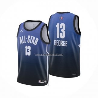 Maglia All Star 2023 Los Angeles Clippers Paul George NO 13 Blu