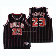 Maglia Bambino Chicago Bulls Michael Jordan NO 23 Retro 1995-96 Nero