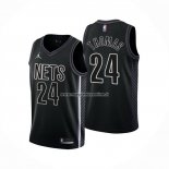 Maglia Brooklyn Nets Cam Thomas NO 24 Statement 2022-23 Negro
