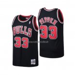 Maglia Chicago Bulls Scottie Pippen NO 33 Mitchell & Ness 1997-98 Nero