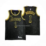 Maglia Los Angeles Lakers D'Angelo Russell NO 1 Mamba 2021-22 Nero