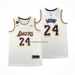 Maglia Los Angeles Lakers Kobe Bryant NO 24 Association 2018-19 Bianco