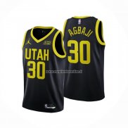 Maglia Utah Jazz Ochai Agbaji NO 30 Statement 2022-23 Negro