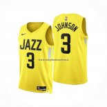 Maglia Utah Jazz Stanley Johnson NO 3 Icon 2022-23 Amarillo