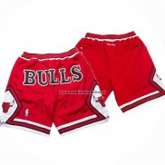Pantaloncini Chicago Bulls Just Don Rosso3