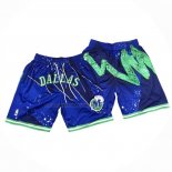 Pantaloncini Dallas Mavericks Just Don Blu2