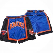 Pantaloncini New York Knicks Just Don Blu
