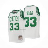 Maglia Bambino Boston Celtics Larry Bird NO 33 Mitchell & Ness 1985-86 Bianco