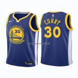 Maglia Bambino Golden State Warriors Stephen Curry NO 30 2017-18 Blu