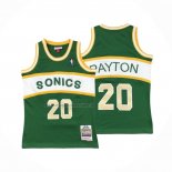 Maglia Bambino Seattle SuperSonics Gary Payton NO 20 Historic Throwback Verde