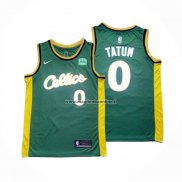 Maglia Boston Celtics Jayson Tatum NO 0 2022-23 Verde