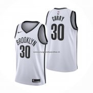 Maglia Brooklyn Nets Seth Curry NO 30 Association 2020 Bianco