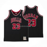 Maglia Chicago Bulls Michael Jordan NO 23 Mitchel & Ness 1997-98 Nero