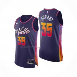 Maglia Phoenix Suns Kevin Durant NO 35 Citta Autentico 2023-24 Viola