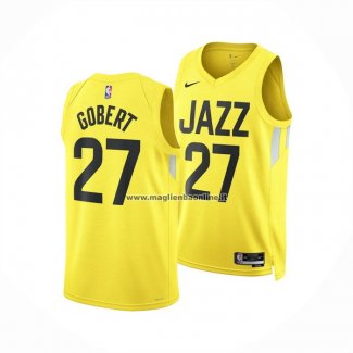 Maglia Utah Jazz Rudy Gobert NO 27 Icon 2022-23 Amarillo