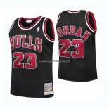 Maglia Bambino Chicago Bulls Michael Jordan NO 23 Retro Nero