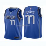 Maglia Bambino Dallas Mavericks Luka Doncic NO 77 Icon 2018 Blu