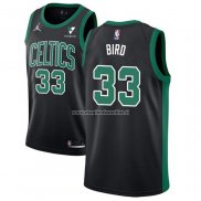 Maglia Boston Celtics Larry Bird NO 33 Statement 2021-22 Nero