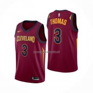 Maglia Cleveland Cavaliers Isaiah Thomas NO 3 Icon Rosso
