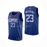 Maglia Los Angeles Clippers Lou Williams NO 23 Icon 2020-21 Blu