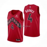 Maglia Toronto Raptors Scottie Barnes NO 4 Icon 2020-21 Rosso