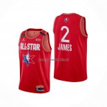 Maglia All Star 2020 Los Angeles Lakers LeBron James NO 2 Rosso