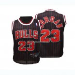 Maglia Bambino Chicago Bulls Michael Jordan NO 23 Nero