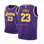 Maglia Bambino Los Angeles Lakers LeBron James NO 23 Statement 2018-19 Viola