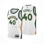 Maglia Boston Celtics Luke Kornet NO 40 Citta 2023-24 Bianco