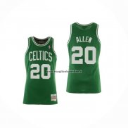 Maglia Boston Celtics Ray Allen NO 20 Mitchell & Ness 1996-97 Verde