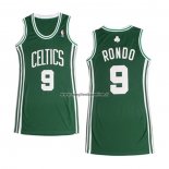 Maglia Donna Boston Celtics Rajon Rondo NO 9 Icon Verde