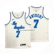 Maglia Los Angeles Lakers Carmelo Anthony NO 7 Classic 2019-20 Bianco