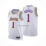 Maglia Los Angeles Lakers D'Angelo Russell NO Association 2022-23 Bianco