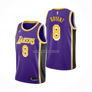 Maglia Los Angeles Lakers Kobe Bryant NO 8 Statement 2021-22 Viola