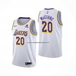 Maglia Los Angeles Lakers Mac McClung NO 20 Association 2021-22 Bianco