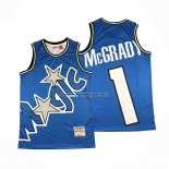 Maglia Orlando Magic Tracy McGrady NO 1 Mitchell & Ness Big Face Blu