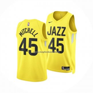 Maglia Utah Jazz Donovan Mitchell NO 45 Icon 2022-23 Amarillo