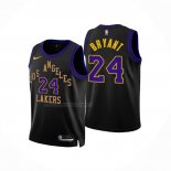 Maglia Bambino Los Angeles Lakers Kobe Bryant NO 24 Citta 2023-24 Nero