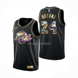 Maglia Golden Edition Los Angeles Lakers Kobe Bryant NO 24 2021-22 Nero