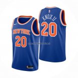 Maglia New York Knicks Kevin Knox Ii NO 20 Icon 2020-21 Blu