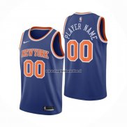 Maglia New York Knicks Personalizzate Icon 2020-21 Blu